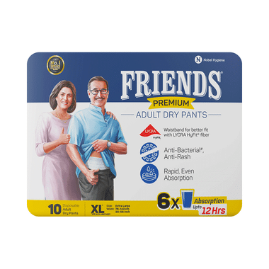 Friends Premium Adult Diaper Pants XL