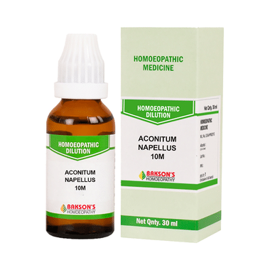 Bakson's Homeopathy Aconitum Napellus Dilution 10M