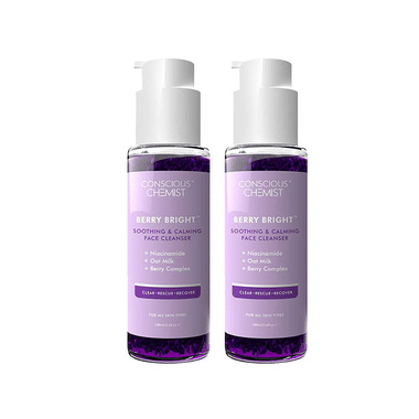 Conscious Chemist Berry Bright Soothing And Calming Face Cleanser (100ml Each)