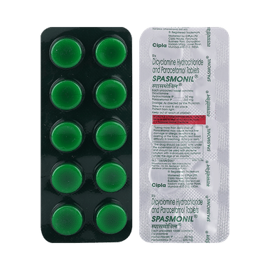 Spasmonil 20mg/325mg Tablet