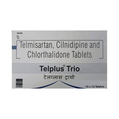 Telplus Trio 40mg/10mg/6.25mg Tablet