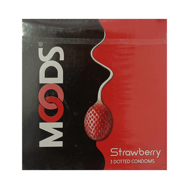 MOODS Dotted Condom Strawberry