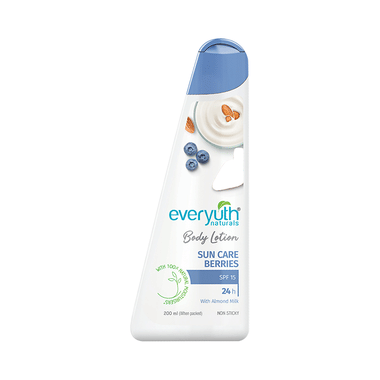 Everyuth Naturals Body Lotion Sun Care Berries SPF 15