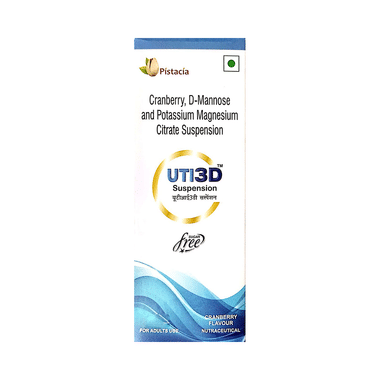 UTI3D Oral Suspension Cranberry Sugar Free