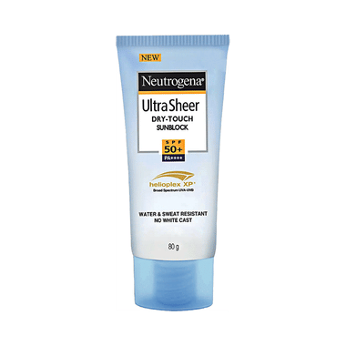Neutrogena Ultra Sheer Dry-Touch Sunblock Sunscreen SPF 50+, PA+++ | UVA/UVB Protection | Water-Resistant
