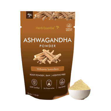 Herb Essential Ashwagandha (Withania Somnifera) Root Powder