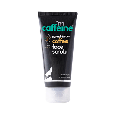 mCaffeine Milky brew Face Scrub Remove Blackheads, Helps in Skin Brightening & D Tan