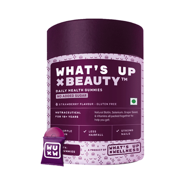 What's Up X Beauty Daily Health Gummies Strawberry