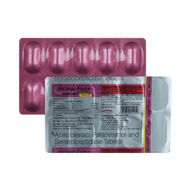 Alcinac Forte 100mg/325mg/15mg Tablet