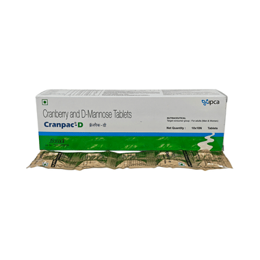 Cranpac -D Tablet With Cranberry & D-Mannose