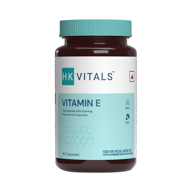 Healthkart HK Vitals Vitamin E With Evening Primrose Oil For Skin & Hair  | Capsule