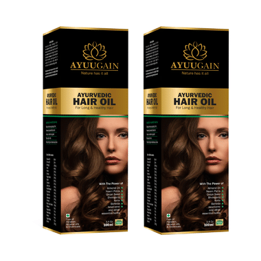 Ayuugain Ayurvedic Hair Oil (100ml Each)