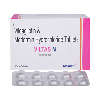 Viltas M 500mg/50mg Tablet