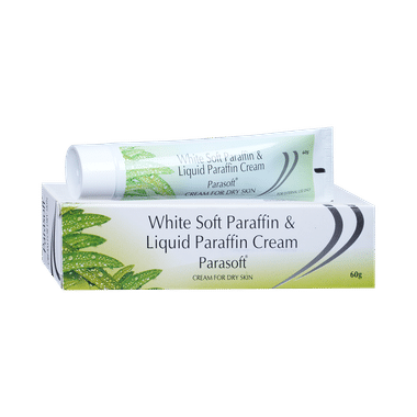 Parasoft White Soft Paraffin & Liquid Paraffin Cream | For Dry Skin
