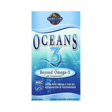 Garden Of Life Oceans 3 Beyond Omega-3 Softgel | For Immunity, Heart & Joint Support