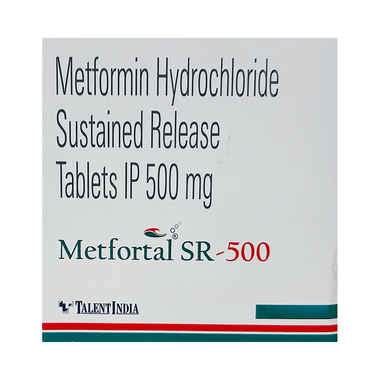 Metfortal SR 500 Tablet