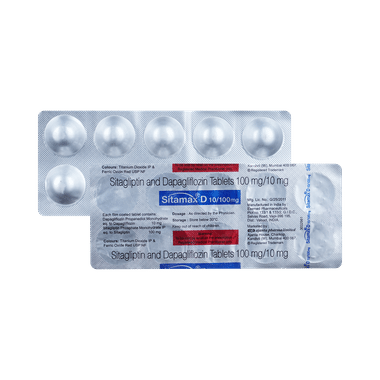 Sitamax D 10mg/100mg Tablet