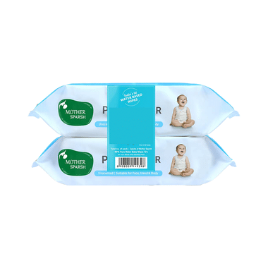 Mother Sparsh 99% Pure Water Wipes (72 Each)