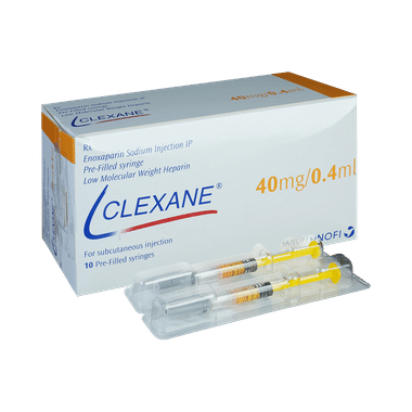 Clexane 40mg Injection (0.4ml Each)