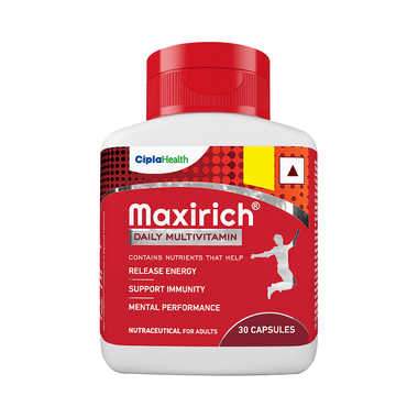 Maxirich Daily Multivitamin for Energy, Immunity & Performance | Capsule