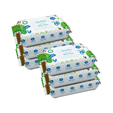 Arokleen Clean & Protect Baby Wipe (72 Each)