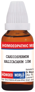 Dr. Majumder Homeo World Cardiospermum Halicacabum Dilution (30ml Each) 10M Dr. Majumder Homeo World Cardiospermum Halicacabum Dilution (30ml Each) 10M