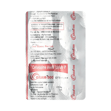 Gram 500mg Tablet