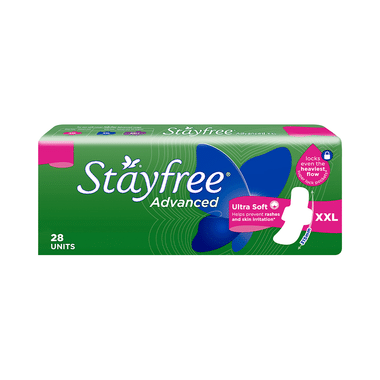 Stayfree Advanced Ultra-Comfort Sanitary Pads With Wings | Size XL