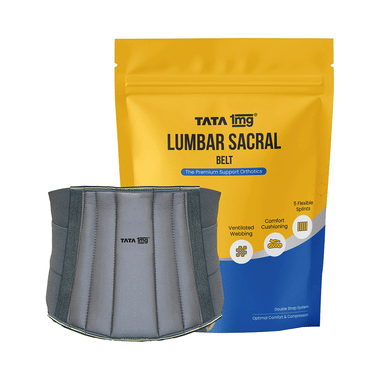 Tata 1mg Lumbar Sacral Belt for Lower Back Support XXL