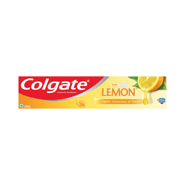 Colgate Active Salt Toothpaste | For Healthy Teeth & Gums Lemon Toothpaste