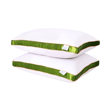 Sleepsia Microfiber Bed Pillow For Sleeping Green