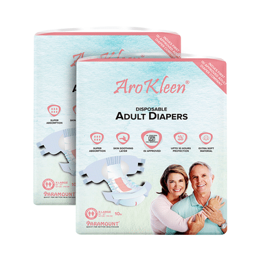 Arokleen Disposable Adult Diaper (10 Each) XL