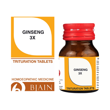Bjain Ginseng Trituration Tablet 3X