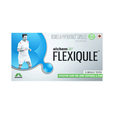 Flexiqule Capsule With Bosewellia Serrata & Ginger | For Joint Stiffness & Pain Relief