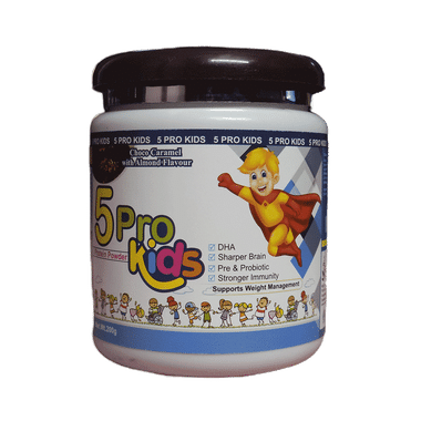 5 Pro Kids Protein Powder Choco Caramel With Almond
