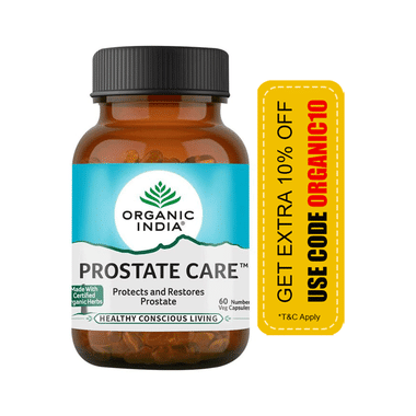 Organic India Prostate Care Veg Capsule