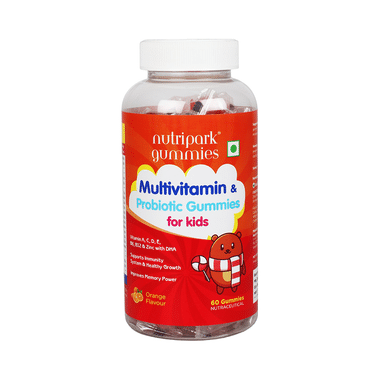 Nutripark Multivitamin & Probiotic Gummies for Kids Orange