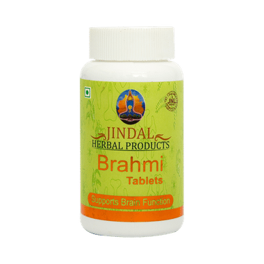 Jindal Herbal Brahmi Tablets (60 Each) Buy 2 Get 1 Free