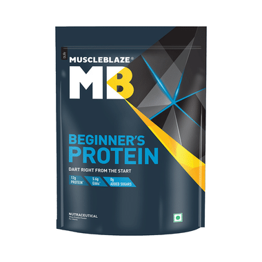 MuscleBlaze Beginner's Whey Protein Concentrate | With Zero Added Sugar | For Muscle Growth | Flavour Chocolate