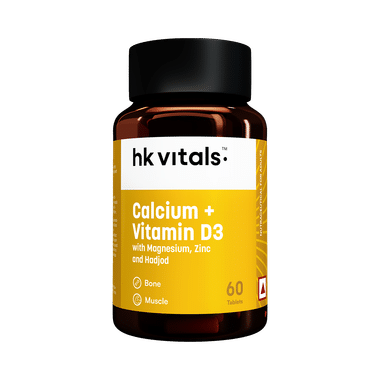 HK Vitals Calcium | Multimineral Tablet With Vitamin D3 For Bone & Joint Health
