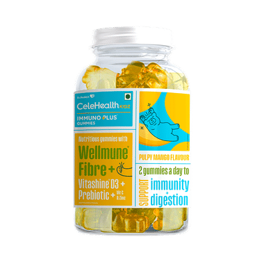 CeleHealth Kidz Immuno Plus Gummies Pulpy Mango