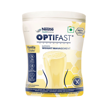 Nestle Optifast With Protein, Fibre, Vitamins & Minerals For Weight Management | Flavour Vanilla