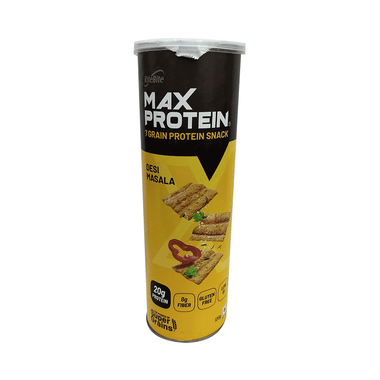 RiteBite Max Protein Chips With Fibre & Low GI | Gluten Free | Flavour Desi Masala