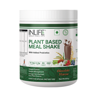 Inlife Protein Powder Meal Shake With Added Probiotics Chocolate
