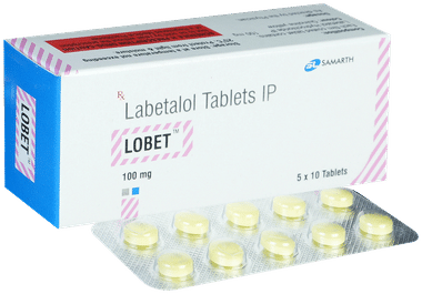 Labetalol Hydrochloride Tablet I.P., 100 Mg