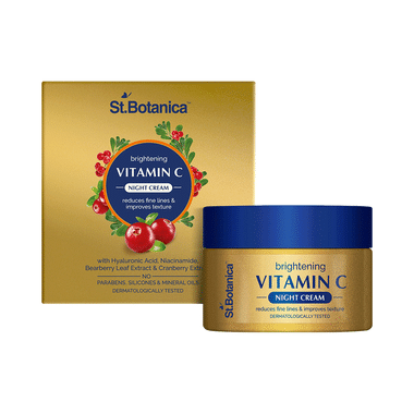 St.Botanica Vitamin C, E & Hyaluronic Acid Brightening Night Cream