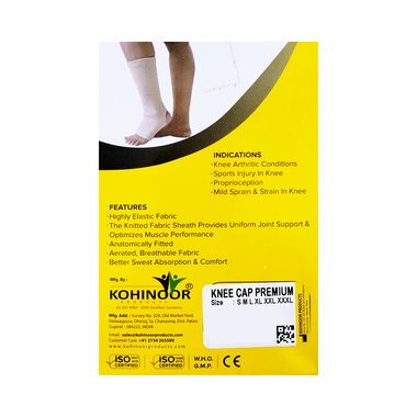 Kohinoor REF K 02 Premium Knee Cap XL