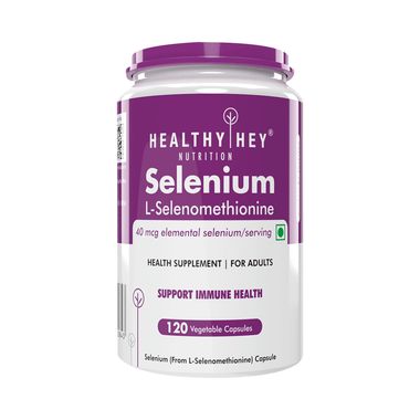 HealthyHey Nutrition Selenium 40mcg | Vegetable Capsule For Immune Health