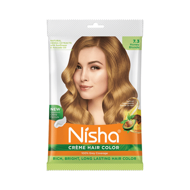 Nisha Creme Hair Color Honey Blonde