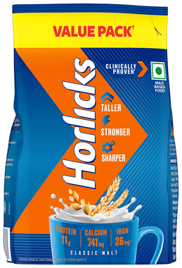 Horlicks Health & Nutrition Drink Classic Malt Horlicks Health & Nutrition Drink Classic Malt